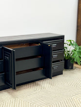 Load image into Gallery viewer, Black Stanley 9 Drawer Dresser