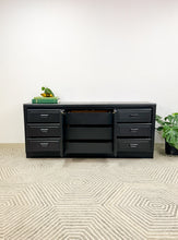 Load image into Gallery viewer, Black Stanley 9 Drawer Dresser