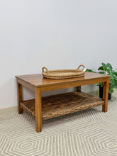 Load image into Gallery viewer, Woven Wood Coffee Table