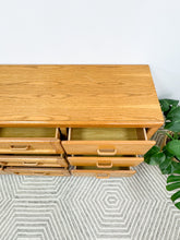 Load image into Gallery viewer, 9 Drawer Cane Front Dresser