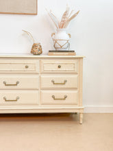Load image into Gallery viewer, Faux Bamboo 9 Drawer Dresser
