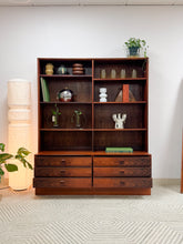 Load image into Gallery viewer, Danish Mid Century Modern Rosewood Shelf unit