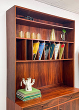 Load image into Gallery viewer, Danish Rosewood Wall Shelf Unit