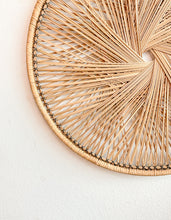 Load image into Gallery viewer, Sunburst Wicker Wall Hanging
