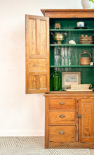 Load image into Gallery viewer, Antique Pine 2 Piece Cabinet