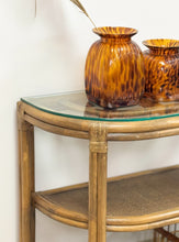 Load image into Gallery viewer, Arched Rattan Entry Table