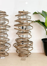 Load image into Gallery viewer, Hanging Rattan Light