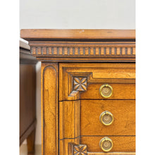 Load image into Gallery viewer, Vintage Nightstands White Furniture Co Traditional Engraved Brass Pair