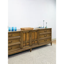 Load image into Gallery viewer, MCM Modular Three Piece Buffet Console Server Vintage Grey Green Server