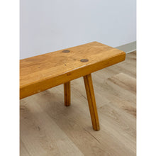 Load image into Gallery viewer, Hagerty Handmade Pine Bench Rustic Colonial Farmhouse Vintage Entryway Seating