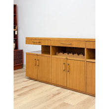 Load image into Gallery viewer, Stanley Buffet/Credenza Wine Rack w/ Lighted Bar MCM Entertainment Console