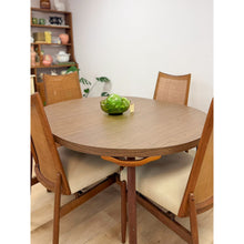 Load image into Gallery viewer, Kodawood Vintage Cane Back Dining Set Table Four Chairs MCM Dining Table