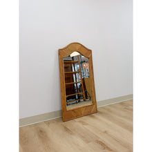 Load image into Gallery viewer, Coastal Pencil Reed Rattan Tall Arched Wall Mirror, Woven Wood Frame