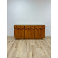 Load image into Gallery viewer, Vintage Buffet Lane Staccato Brutalist MCM Walnut Sideboard Collectible