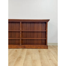 Load image into Gallery viewer, 1 of 1 Handmade Burlwood MCM Double Sided Shelf Room Divider 12 ft Extra Long