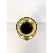 Load image into Gallery viewer, WWII 1944 Brass Trench Art Vase Inert Ammo Primer Vintage Military Collector