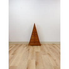 Load image into Gallery viewer, Rare MCM Teak Pyramid Apothecary Cabinet Vintage Danish Modern Traigular Storage