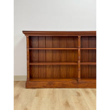 Load image into Gallery viewer, 1 of 1 Handmade Burlwood MCM Double Sided Shelf Room Divider 12 ft Extra Long