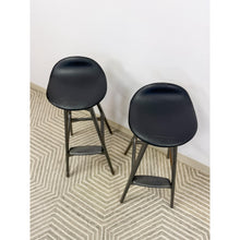 Load image into Gallery viewer, Rare Erik Buch MCM Teak Barstool Pair Danish Modern Vintage Collector Find