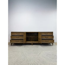 Load image into Gallery viewer, MCM Modular Three Piece Buffet Console Server Vintage Grey Green Server