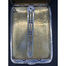 Load image into Gallery viewer, Vintage Art Deco Sterling Silver Cigarette Case In Excellent Condition Jewelry