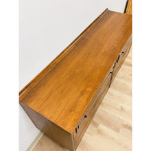 Load image into Gallery viewer, Vintage Dresser Broyhill Sculptra MCM Six Drawer Lowboy Bronze Walnut 1960s