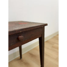 Load image into Gallery viewer, Antique Rustic Distressed Walnut End Table Vintage Accent Side Table