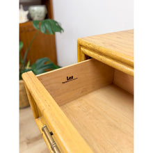 Load image into Gallery viewer, Lea Furniture Faux Bamboo Nine Drawer Dresser Vintage Coastal Bedroom Furniture