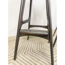 Load image into Gallery viewer, Rare Erik Buch MCM Teak Barstool Pair Danish Modern Vintage Collector Find