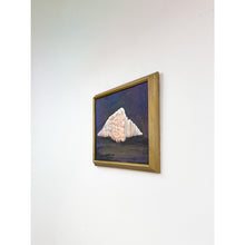 Load image into Gallery viewer, Fighting Conch Shell Still Life Original Painting Elinor White Gold Frame