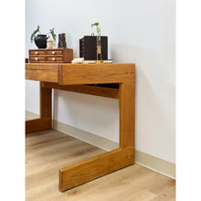 Load image into Gallery viewer, Vintage Handmade Organic Modern Pine Plywood Desk, Lou Hodges Style MCM