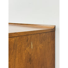 Load image into Gallery viewer, Vintage Chest Broyhill Sculptra MCM Gentleman's Tallboy Three Drawer Dresser