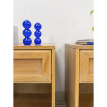 Load image into Gallery viewer, Thomasville Blonde Oak Nightstand Pair Vintage Drawers Storage 22" Wide