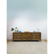 Load image into Gallery viewer, MCM Modular Three Piece Buffet Console Server Vintage Grey Green Server