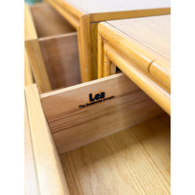 Load image into Gallery viewer, Lea Furniture Faux Bamboo Nightstand Pair Vintage Coastal Hollywood Regency