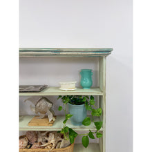 Load image into Gallery viewer, Handmade Seafoam Coastal Wood Shelf Weathered Vintage Display Storage 10 Shelves