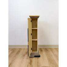 Load image into Gallery viewer, Vintage Postmodern Art Deco Hand Painted Pedestal Hidden Storage Cubist Column