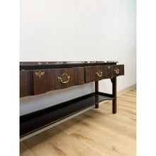 Load image into Gallery viewer, Vintage Console Table Harden Traditional Brass Pulls Hall Entry Table Sofa Table