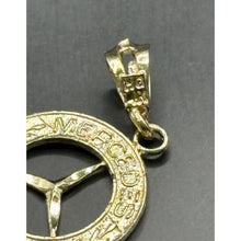 Load image into Gallery viewer, 14k Yellow Gold Mercedes Pendant 3.1 Grams Gold Jewelry
