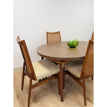 Load image into Gallery viewer, Kodawood Vintage Cane Back Dining Set Table Four Chairs MCM Dining Table