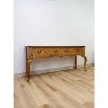 Load image into Gallery viewer, Rare Handmade Inlaid Solid Pine Organic Modern Designer Console Table