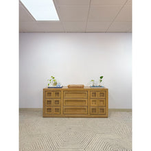 Load image into Gallery viewer, Thomasville Blonde Oak 9-Drawer Dresser Vintage Bedroom Storage MCM Dresser