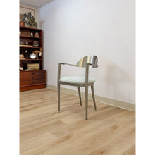 Load image into Gallery viewer, Elite Modernist Stainless Steel Dining Accent Chair Upholstered Seat