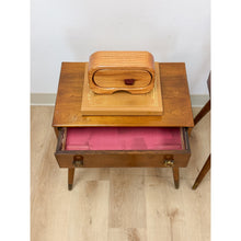 Load image into Gallery viewer, Pair of Vintage Atomic Nightstands Retro Bedside Tables MCM End Tables