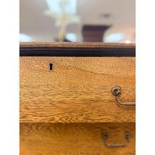 Load image into Gallery viewer, Antique Oak Dresser Five Drawer Tallboy Chest of Drawers Bedroom Furniture