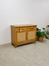 Load image into Gallery viewer, Heywood Wakefield Style Rattan Cabinet
