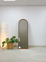 Load image into Gallery viewer, Arched Full Length Burlwood Style Mirror
