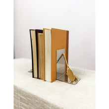 Load image into Gallery viewer, Vintage Mid-Century Modern Brass Racket Bookends MCM Style Art Deco

