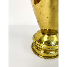 Load image into Gallery viewer, WWII 1944 Brass Trench Art Vase Inert Ammo Primer Vintage Military Collector
