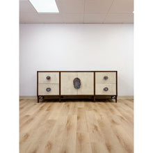 Load image into Gallery viewer, John Richard Designer Amethyst Geode Stone Credenza, Modern Statement Piece
